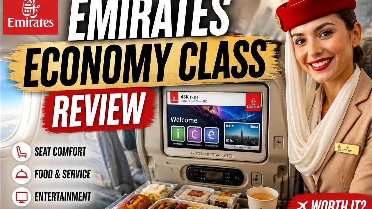 Emirates economy class review | Emirates b777-300 economy class | Emirates A380 economy class
