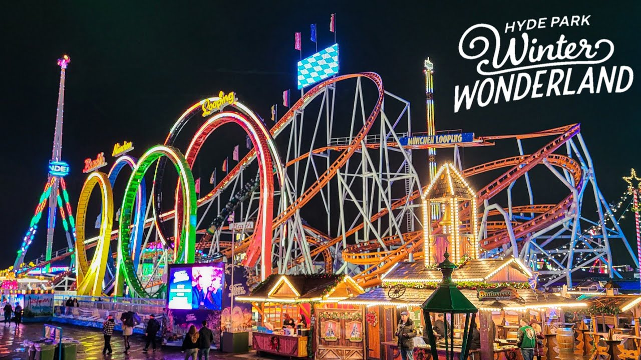 Munich/Olympia Looping - HD On-Ride POV | 🇬🇧 🇩🇪 Hyde Park Winter Wonderland 2023