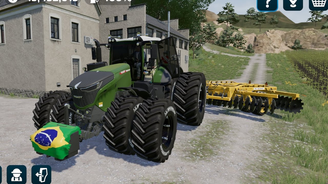 FS23 com vários mods brasileiros 