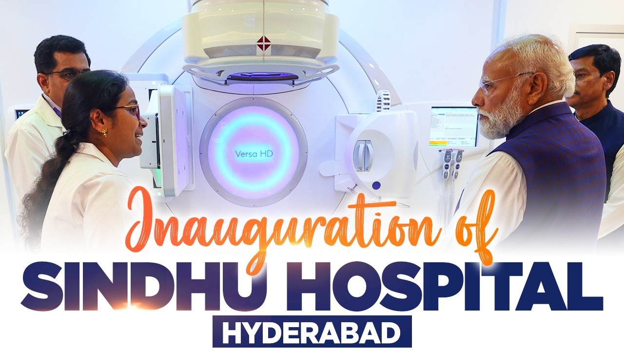 LIVE: PM Modi inaugurates Sindhu Hospital in Hyderabad, Telangana