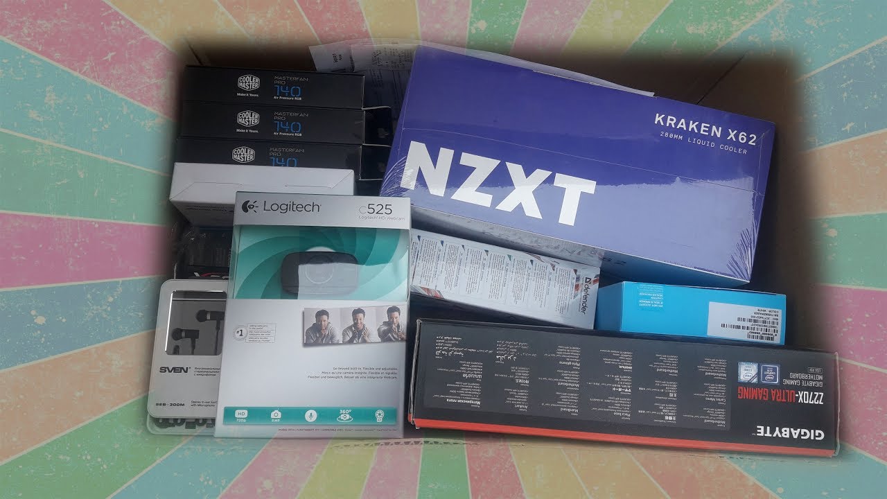 INTEL i7-7700K⏩GIGABYTE GA-Z270X⏩NZXT KRAKEN X62⏩GIGABYTE GTX1060⏩NZXT NOCTIS 450 ROG EDITION