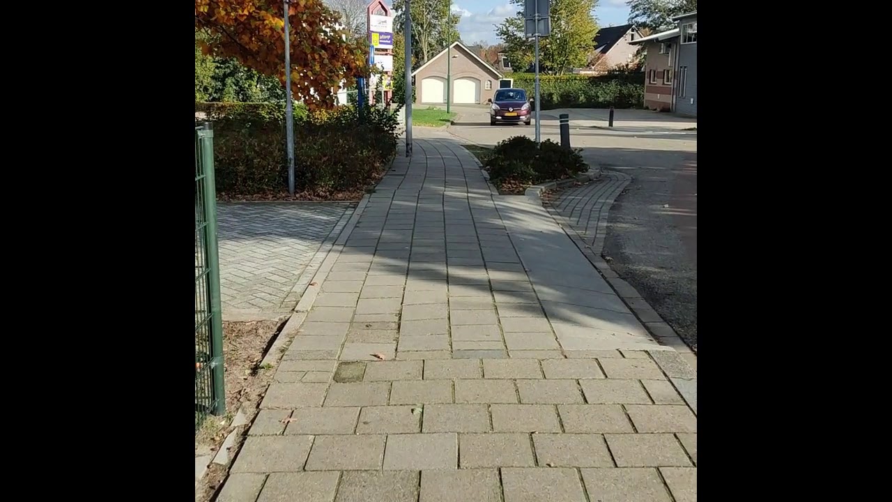Looproute naar gymzalen Metameer jenaplan Boxmeer 2020.
