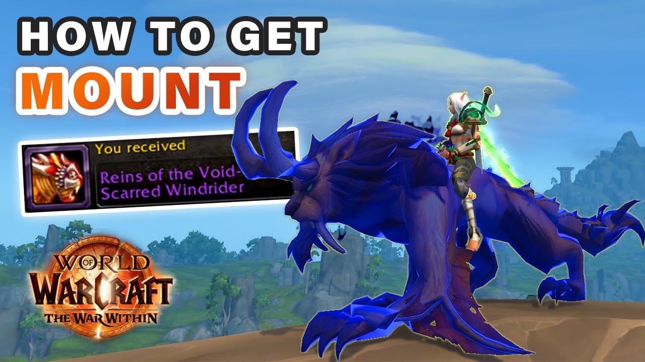 How to get Void-Scarred Windrider Mount ► WOW: The War Within