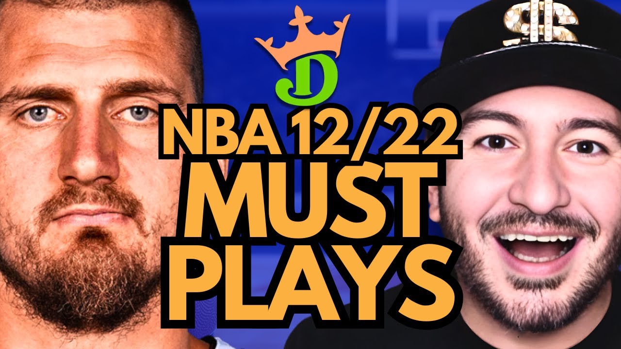 NBA DFS Monday 12/22 (DraftKings NBA MUST PLAYS) | NBA DFS Picks