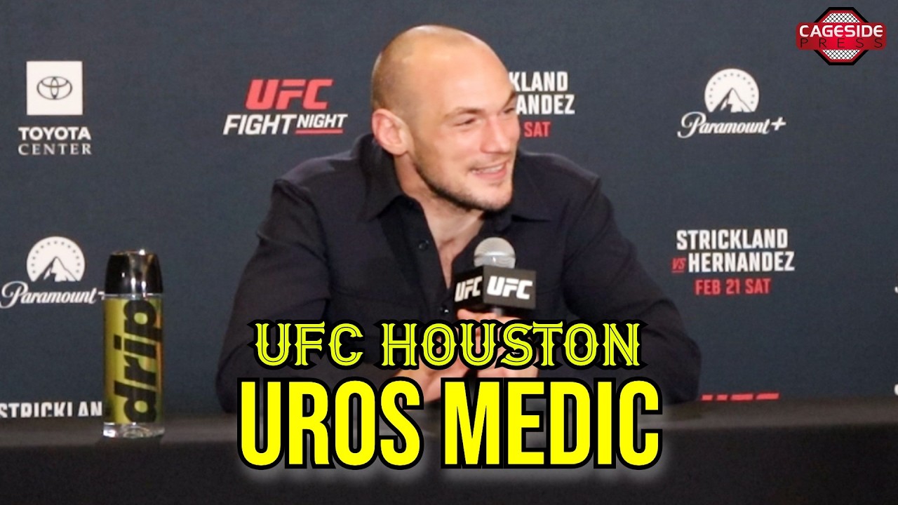 Uros Medic Says President Trump Told Him He'd Help With His Immigration Status  | UFC Houston