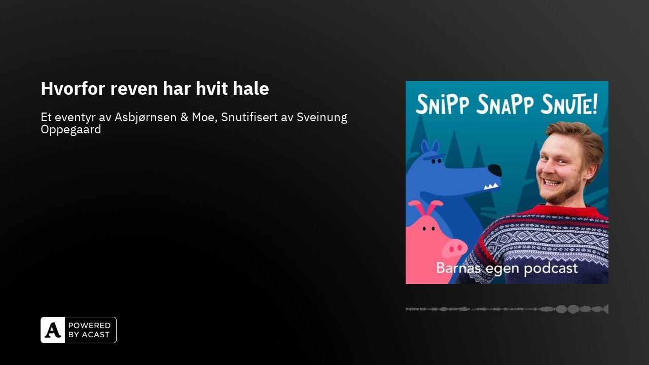 Hvorfor reven har hvit hale
