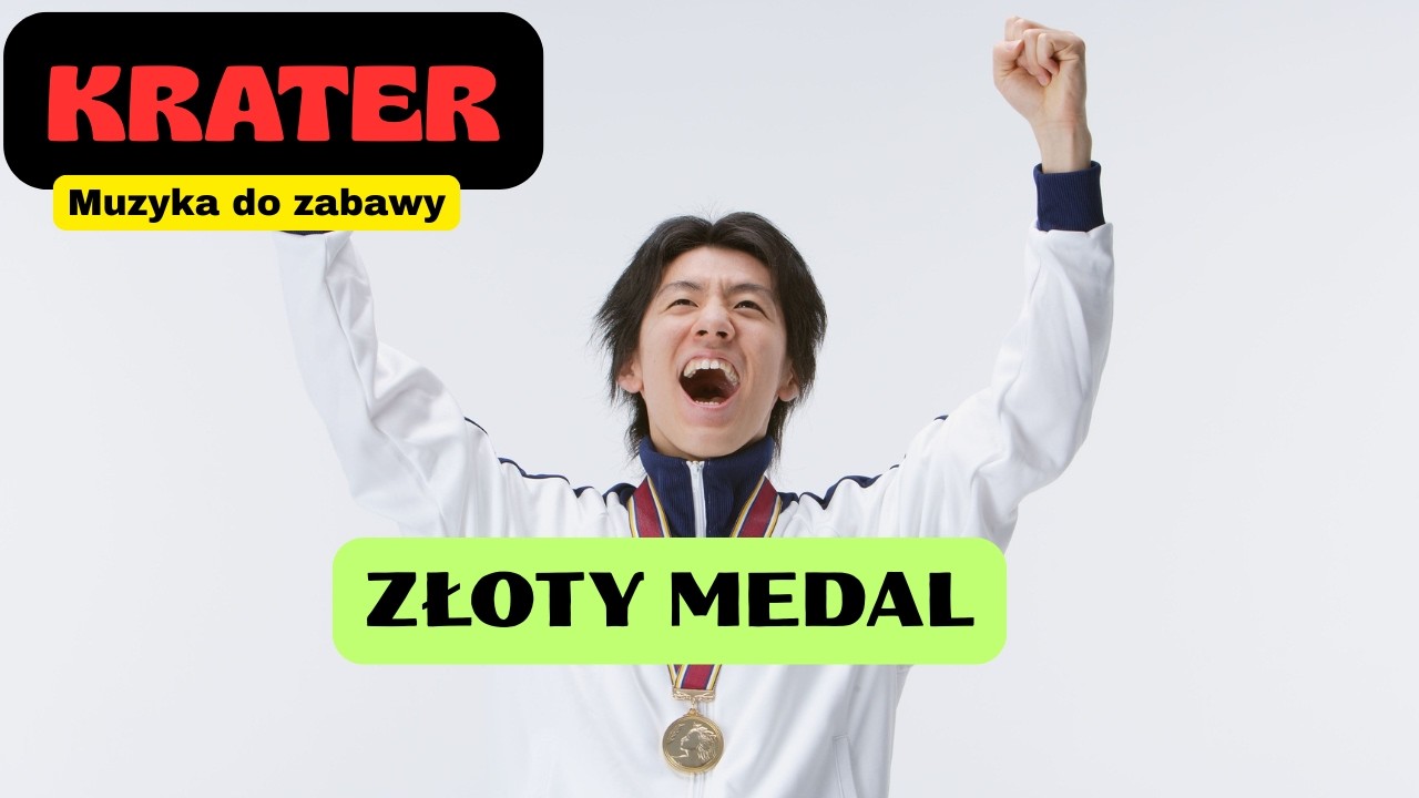 Krater Złoty medal  (Official Video) Disco Synth Pop AI