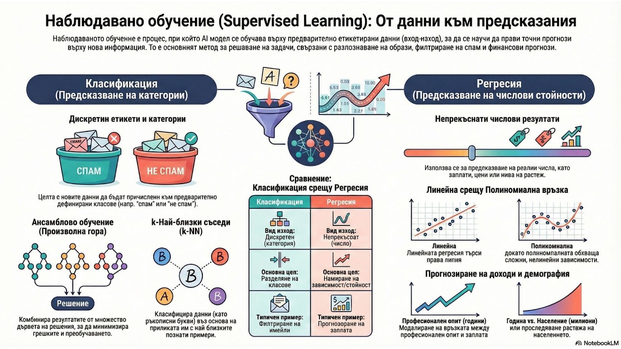 Наблюдавано обучение (Supervised Learning)
