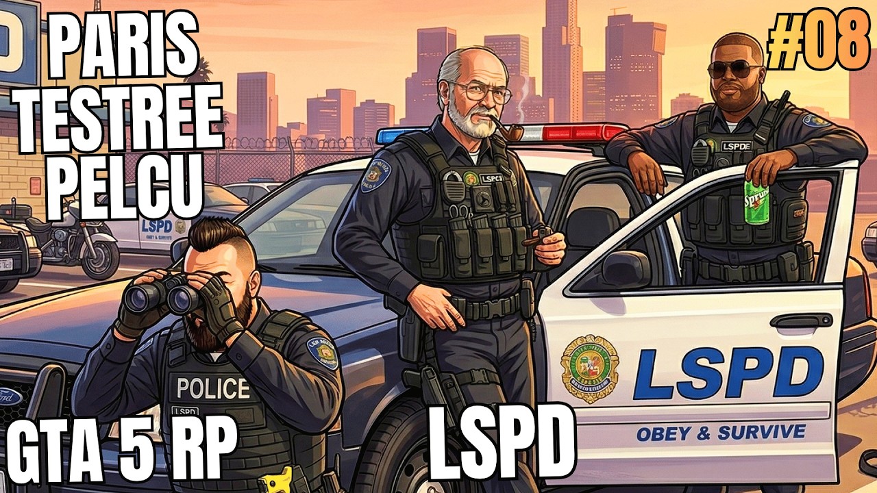 NA TROPIE PRZESTĘPC&Oacute;W - VECTOR I SZON SHARPEDO LSPD - ODCINEK 8 [TESTREE PARIS PELCU GTA 5 RP]