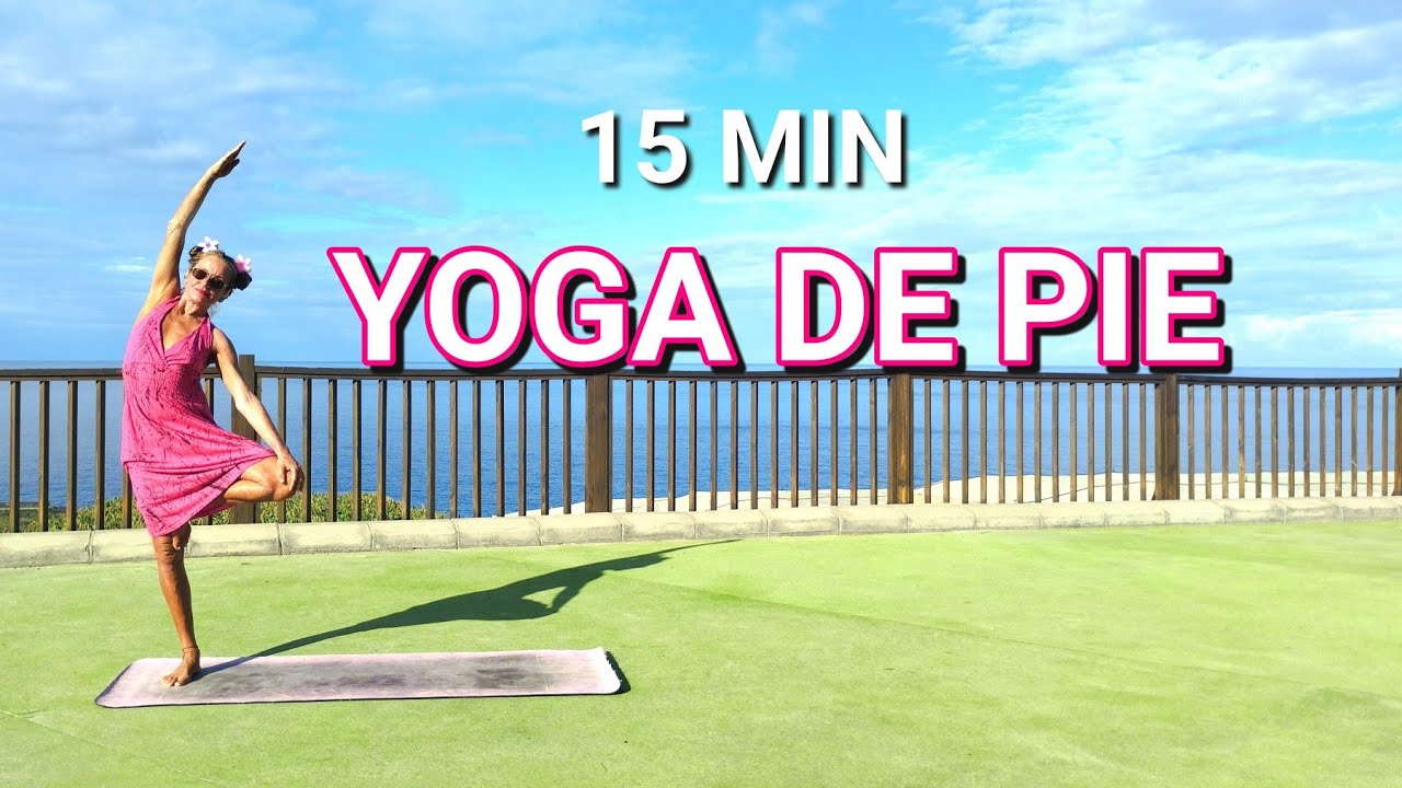 15 MIN YOGA DE PIE PARA TODO EL CUERPO | RUTINA EXPRÉS DURANTE EL DESCANSO, DE VIAJE, EN LA OFICINA