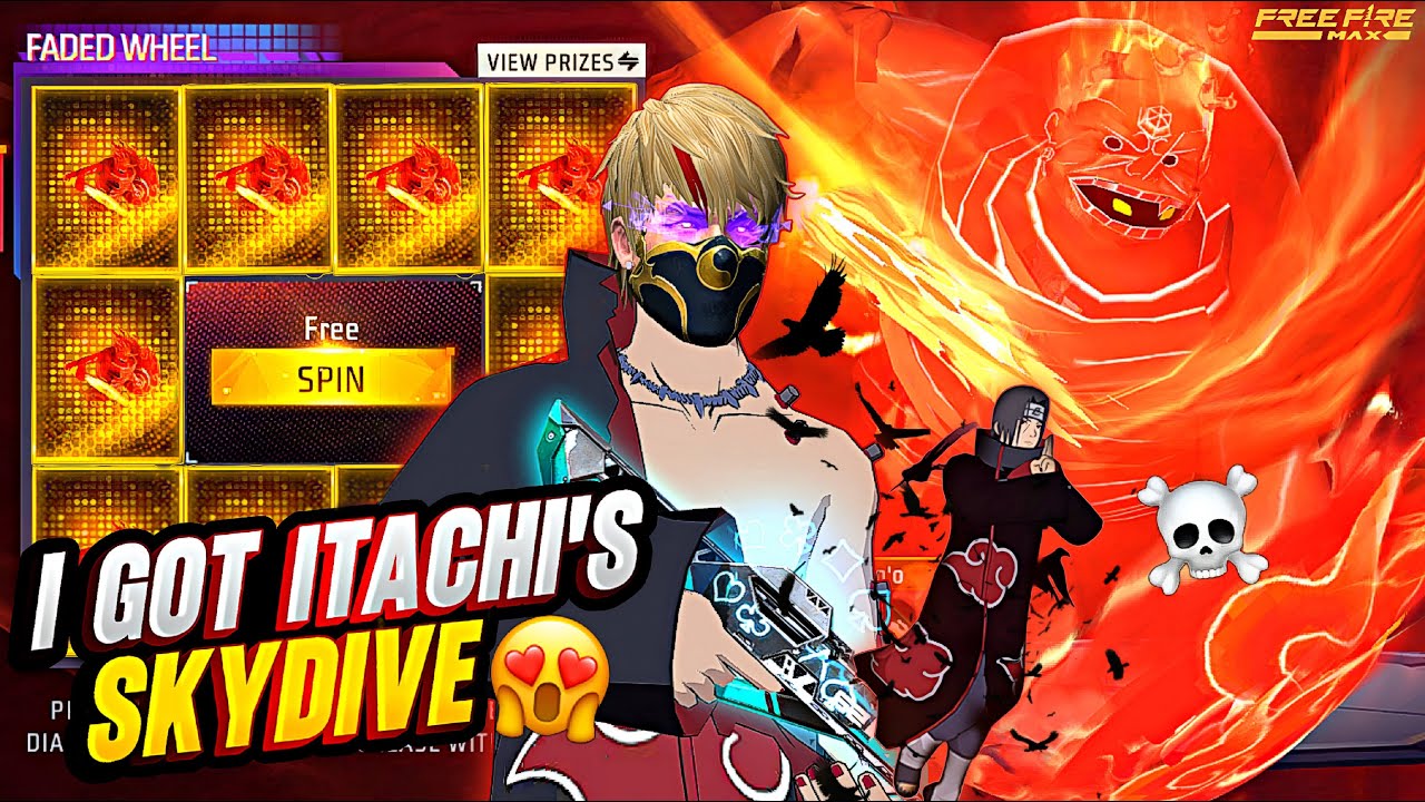 I GOT NEW ITACHI SUSANO SKYDIVE IN FREE FIRE 😲😱NEW SKYDIVE SPIN TAMIL #ffkprasanth #freefiretamil
