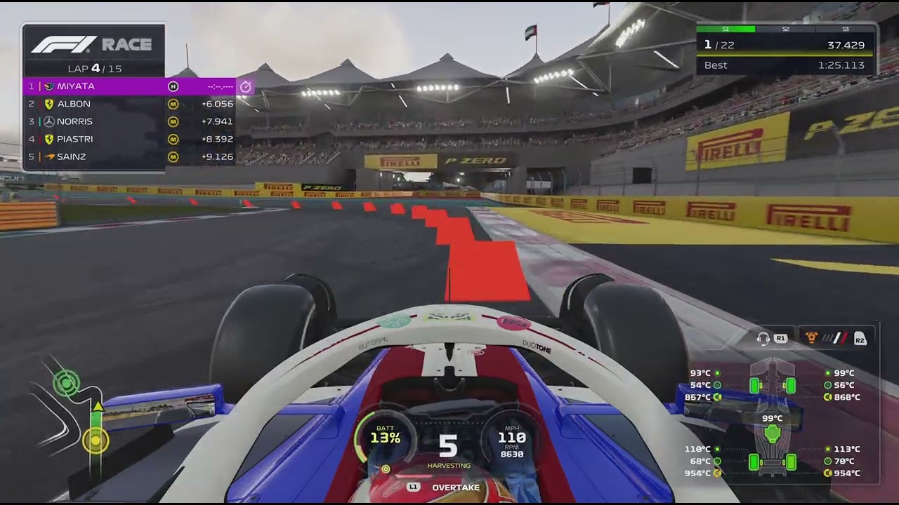 F1 25 Lola Toyota F1 season 5 round 16 Abu Dhabi