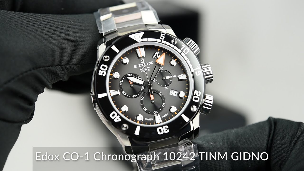 Edox CO-1 Chronograph 10242 TINM GIDNO
