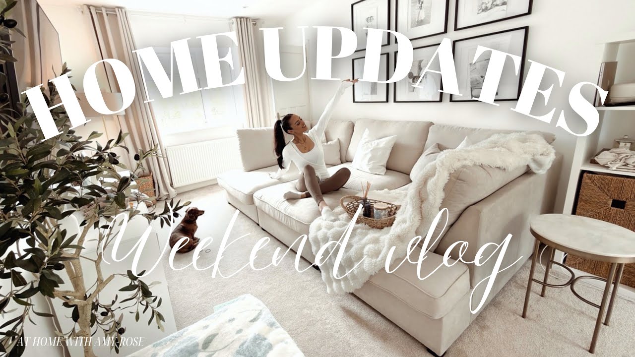 HOME UPDATES | weekend vlog 🧖🏻&zwj;♀️🫧🧺