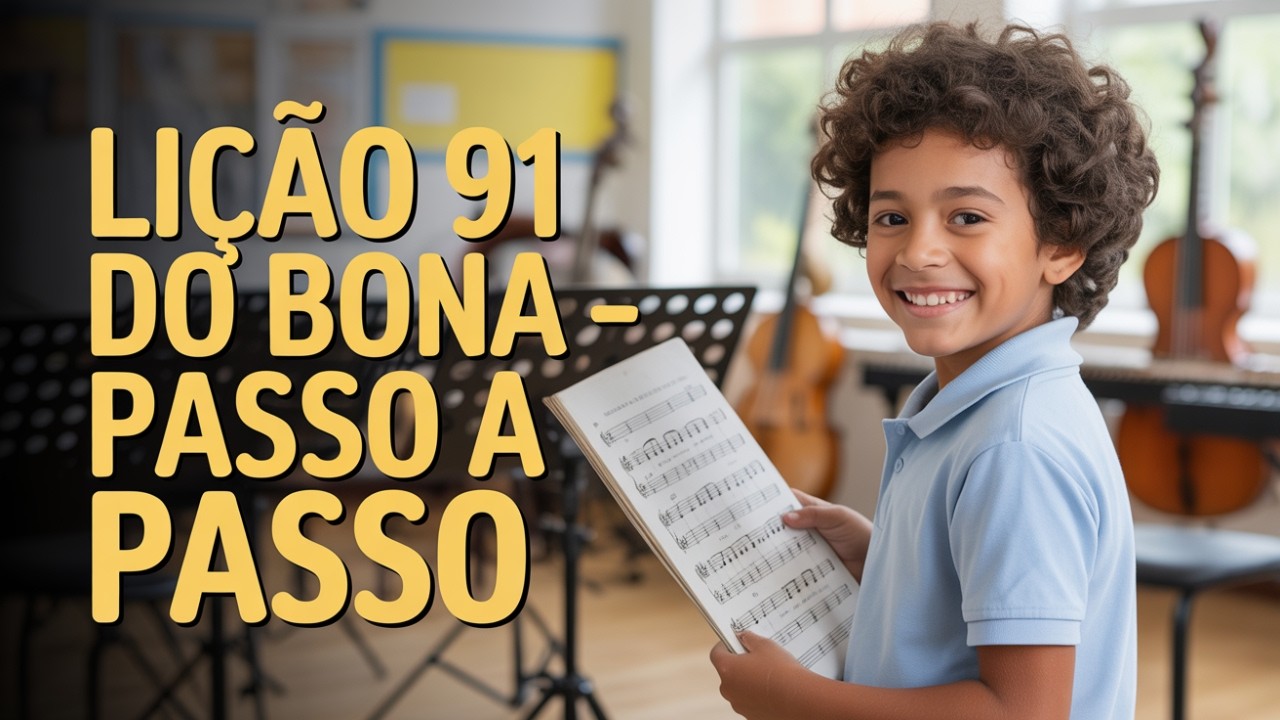 LEITURA DO EXERCÍCIO 91 DO MÉTODO BONA DECIFRADO - FLUÊNCIA NA PARTITURA