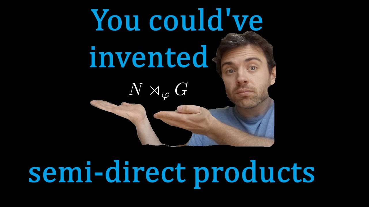 You could've invented semi-direct products: Exact sequences