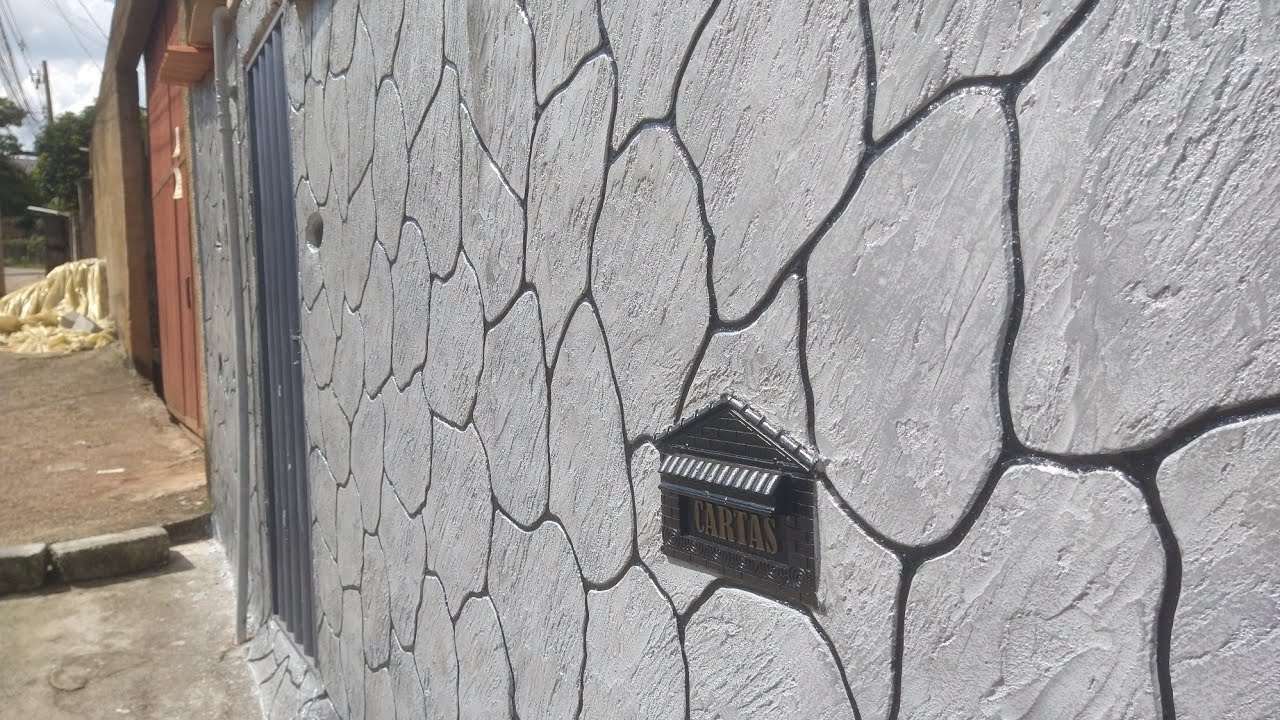 Vou ensinar você  esse efeito pedra no muro e no teto