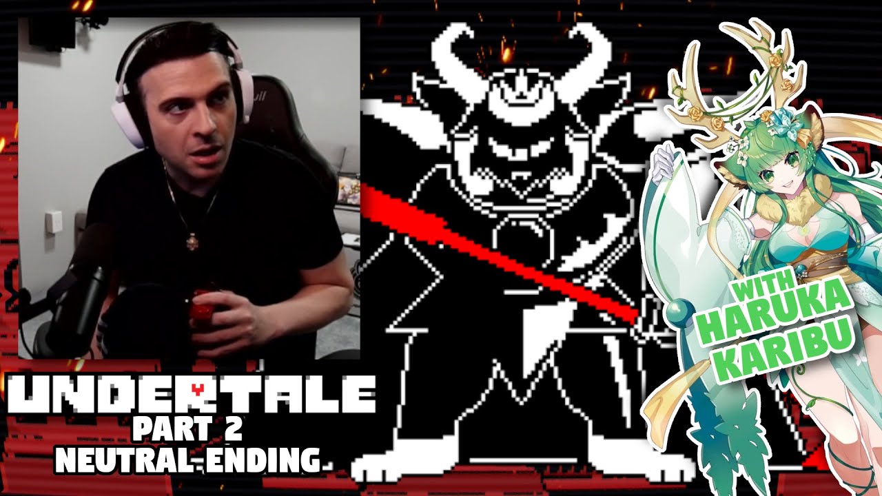We Finish Our FIRST Undertale Run (part 2) with Haruka Karibu