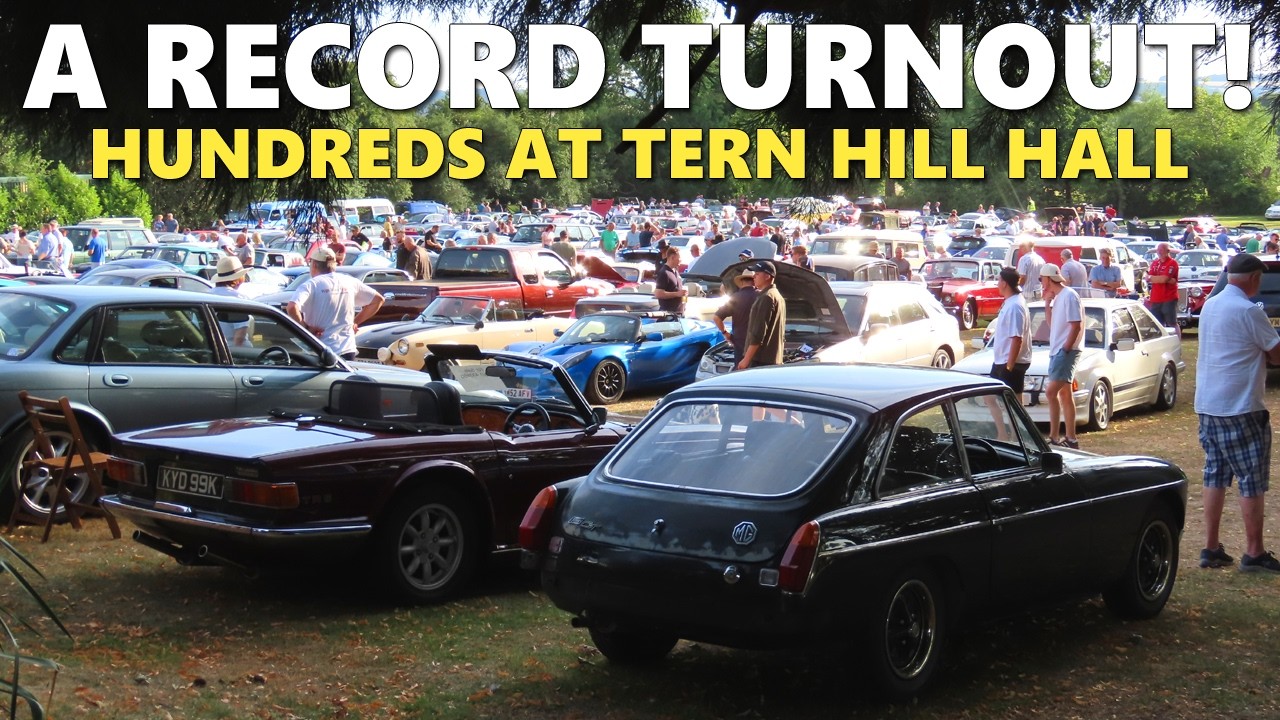 The BEST EVER classic car meet! 100s of cars at Tern Hill Hall
