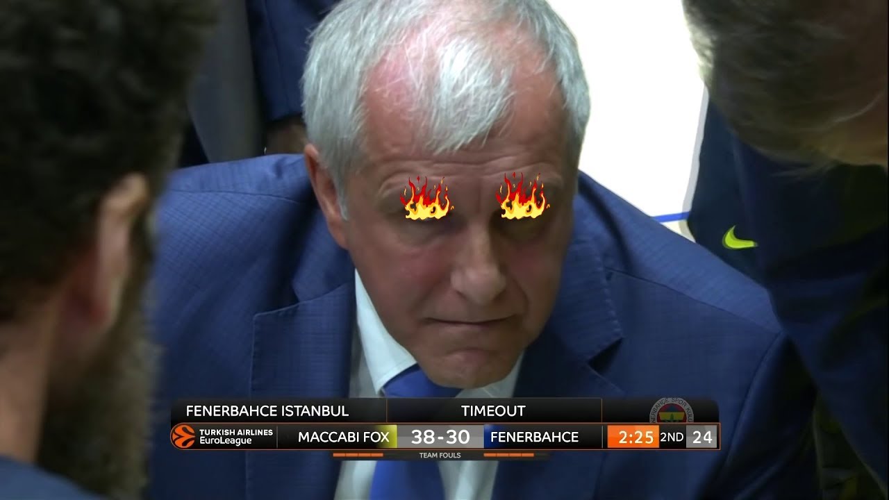 When Zeljko Obradovic Has No Chill (Best Basketball Coach In The World)