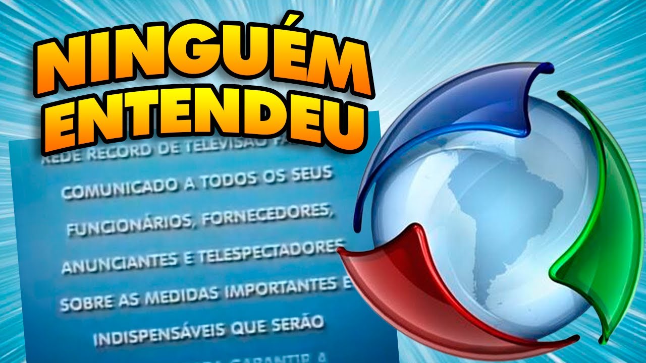 Os COMUNICADOS das emissoras