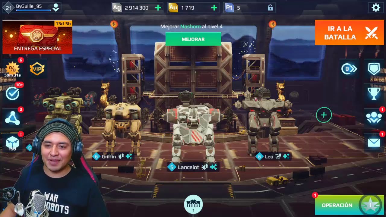REINICIO DE CUENTA 8va PARTE (LA SERIE) *WAR ROBOTS* | Guillerwoo_95