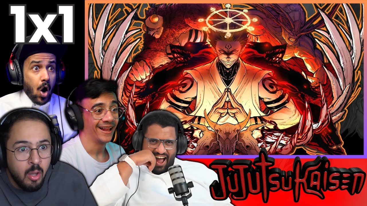 ردة فعل العرب على انمي جوجوتسو كايسن الحلقة 1 | Reaction arabic jujutsu kaisen s1 Ep 1