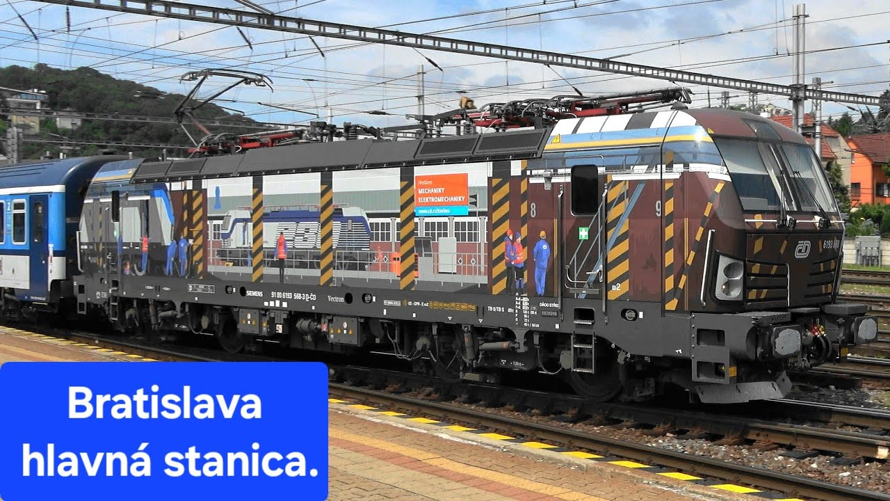 Slowakei🇸🇰Bratislava hl.st. Fernzüge, leo express ex BRB, RegioJet, Dosto, CD Werbe Vectron & mehr