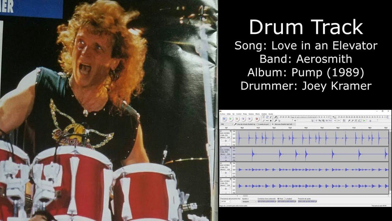 Love in an Elevator (Aerosmith) • Drum Track