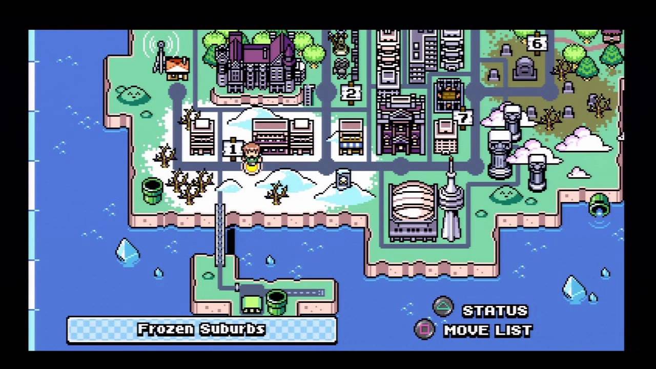 Scott Pilgrim Vs The World - The Game - World Map (Cut & Looped)