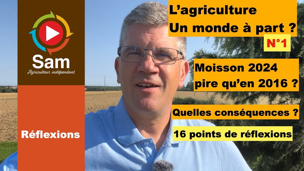 L'agriculture et ses particularit&eacute;s. Les r&eacute;alit&eacute;s du monde agricole en 16 points.Moisson 2024.
