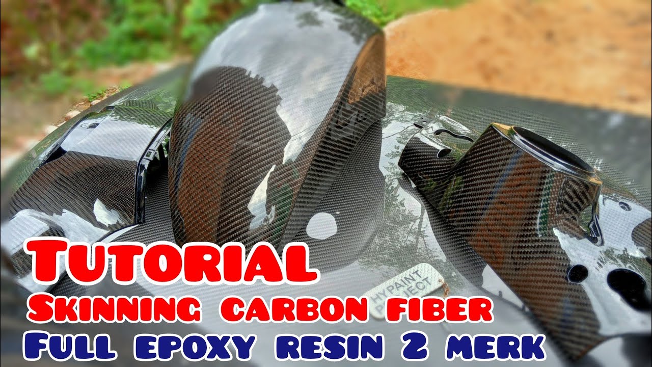tutorial carbon fiber part Vespa matic