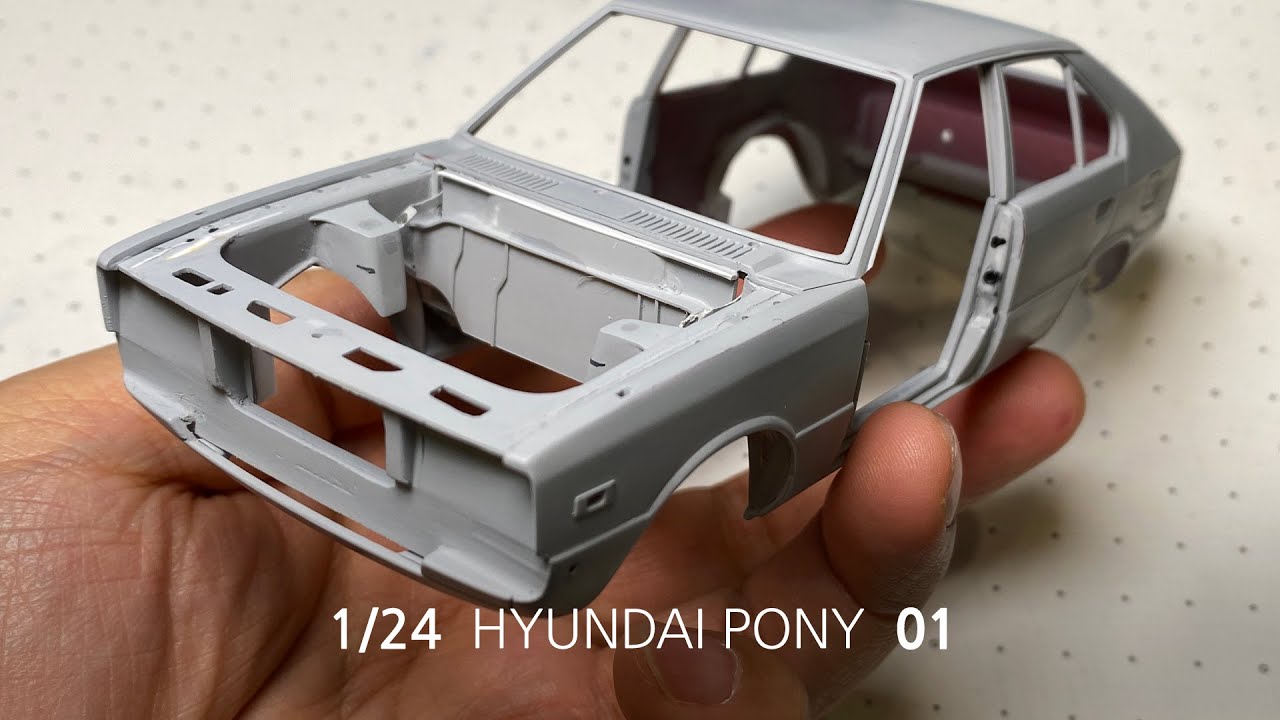 HYUNDAI PONY  1/24  ACADEMY - part 1