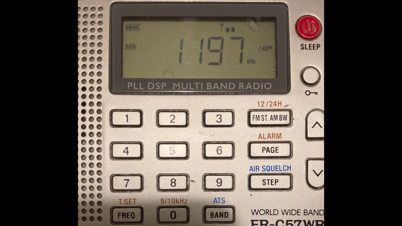 1197kHz STVラジオ  放送休止と局名アナウンス　2026/1/12  