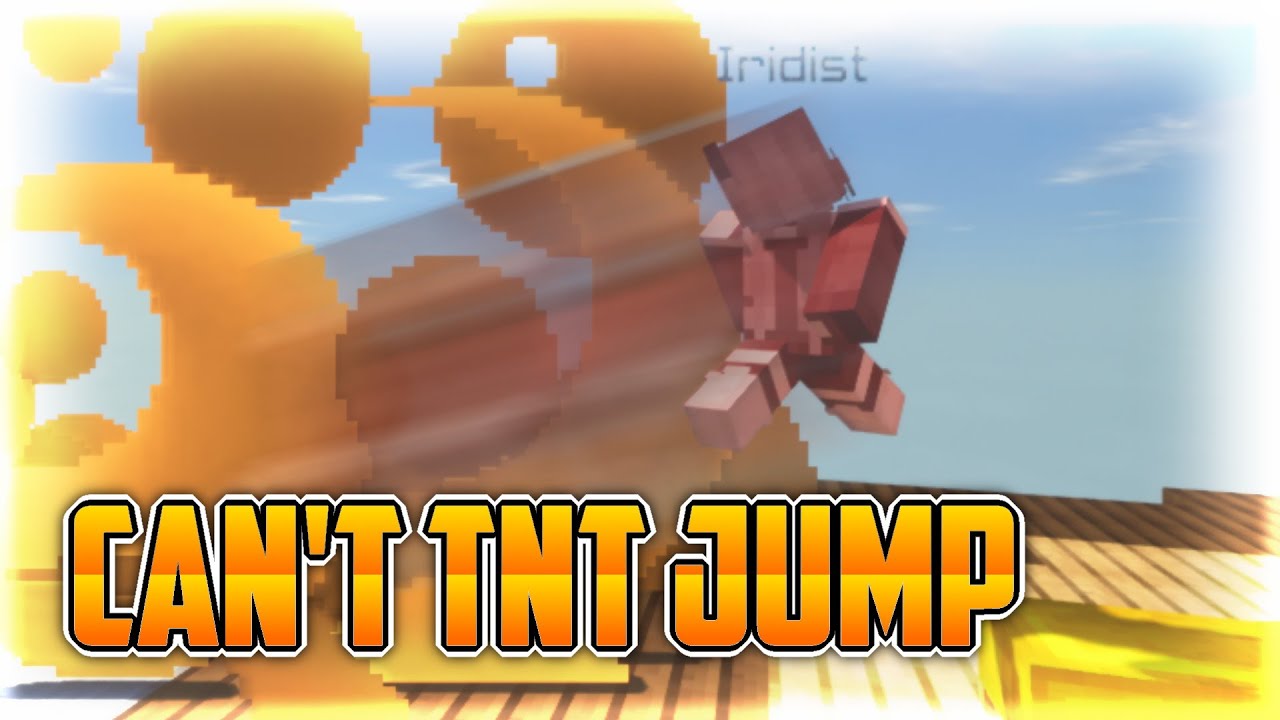 How to TNT JUMP in BEDWARS (From someone who can't TNT jump)