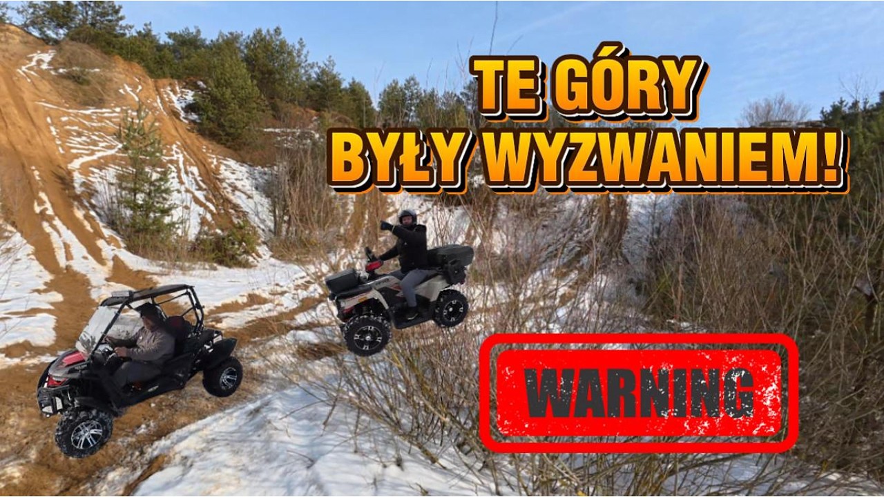 Te góry były wyzwaniem !!! #quad #automobile #humor #buggy #winter