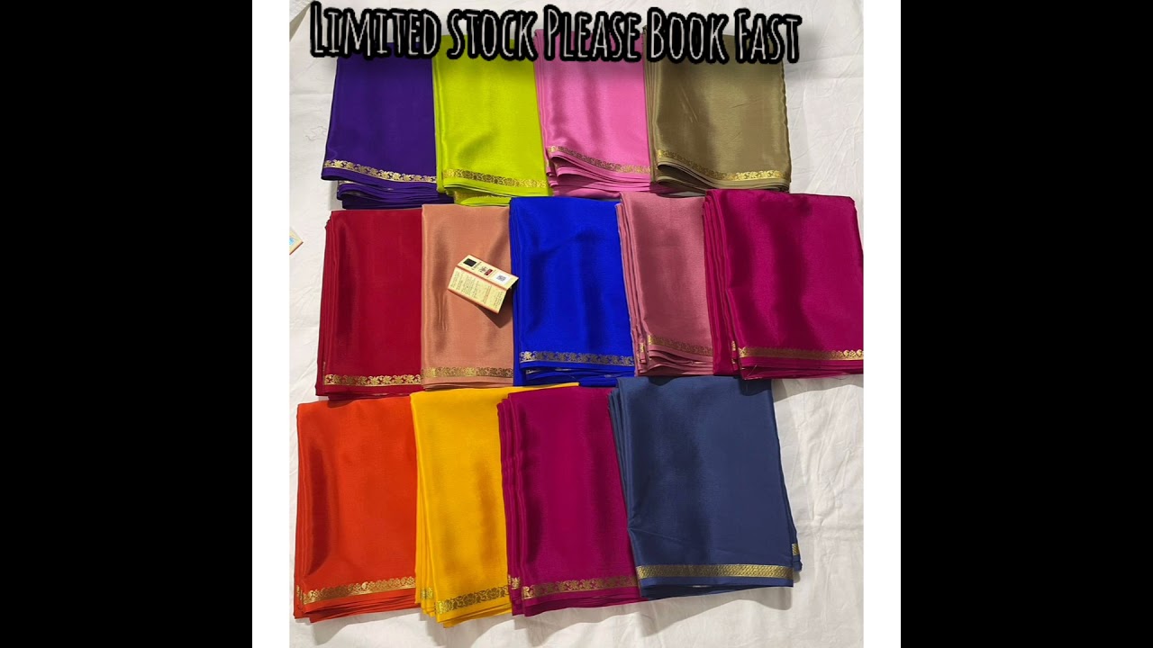 Pure Mysore silk saree available on offer price