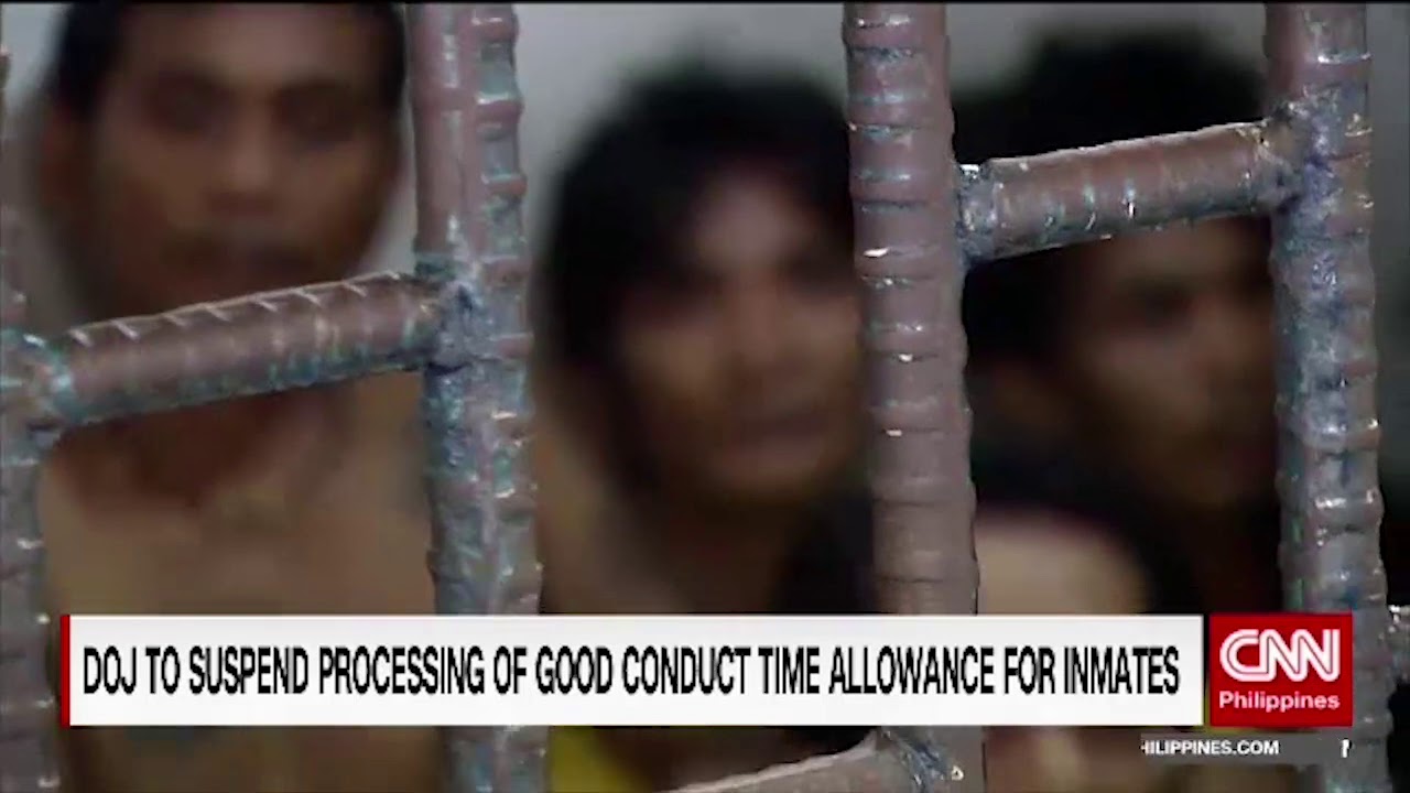 DOJ to suspend processing of good conduct time allowance for inmates