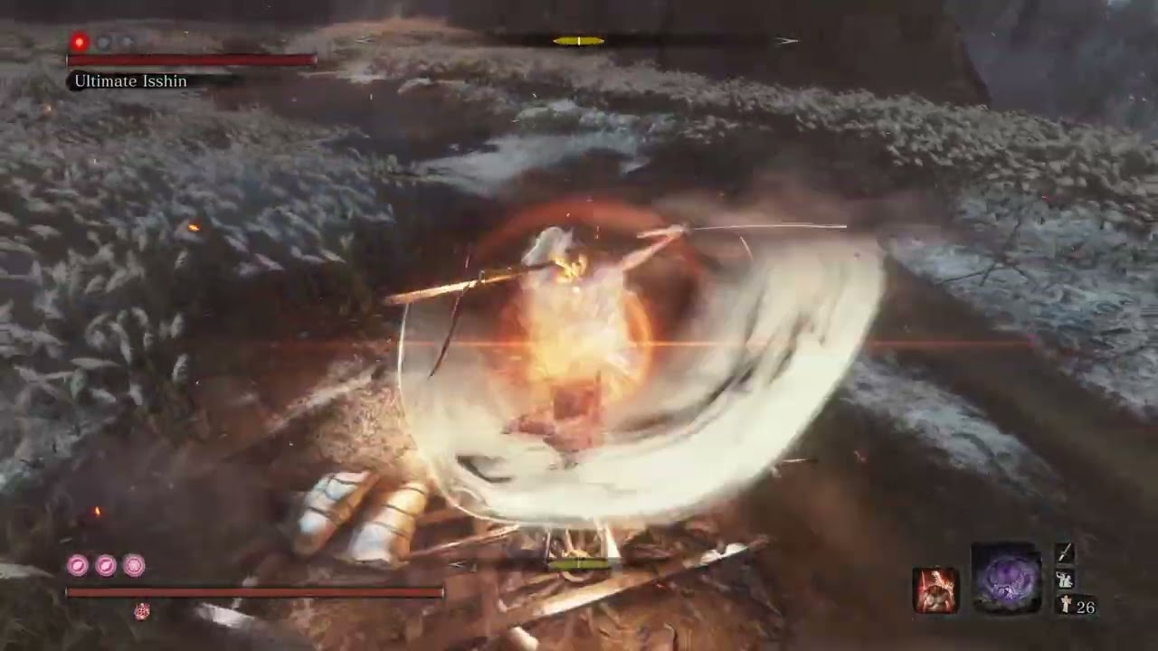 Ultimate Isshin - Sekiro no damage