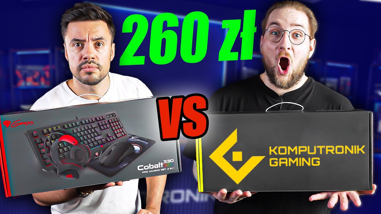 GOTOWY ZESTAW GAMINGOWY vs NASZ ZESTAW | 260 zł!