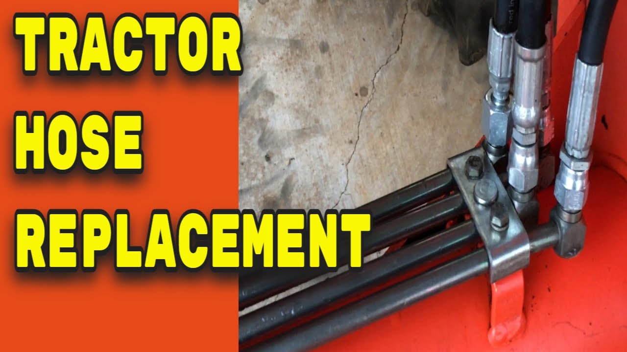CHANGING HYDRAULIC HOSES ON YOUR TRACTOR AND LOADER - DIY HYDRAULIC HOSE REPLACEMENT