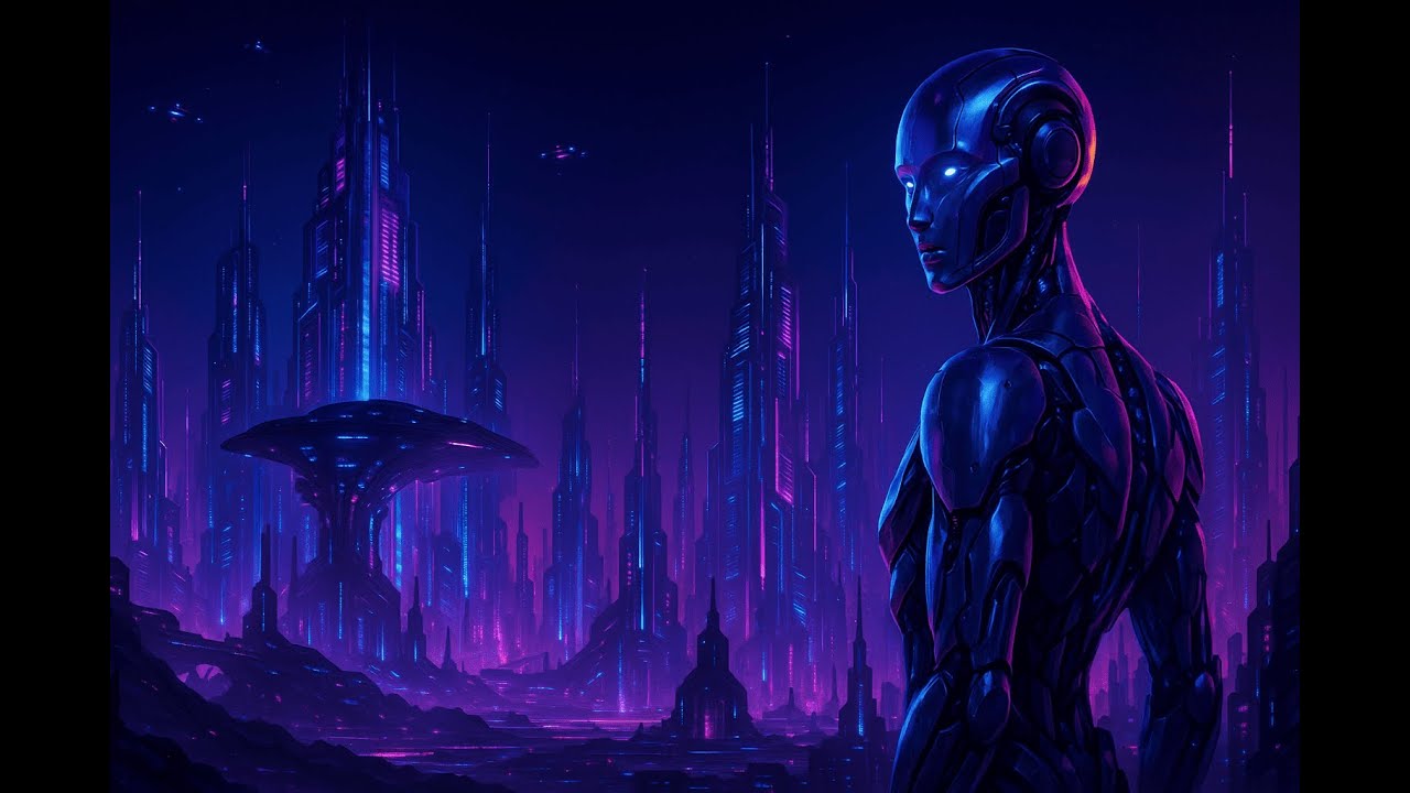 🌆 Ciudades Ciberpunk 4K &ndash; Arte Futurista en Loop con Neon y Drones para Pantallas y Gaming