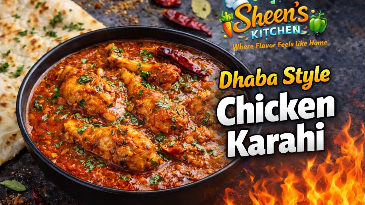 Dhaba Style Chicken Karahi Recipe | Easy Chicken Karahi at Home | Chicken Karahi Indian Style