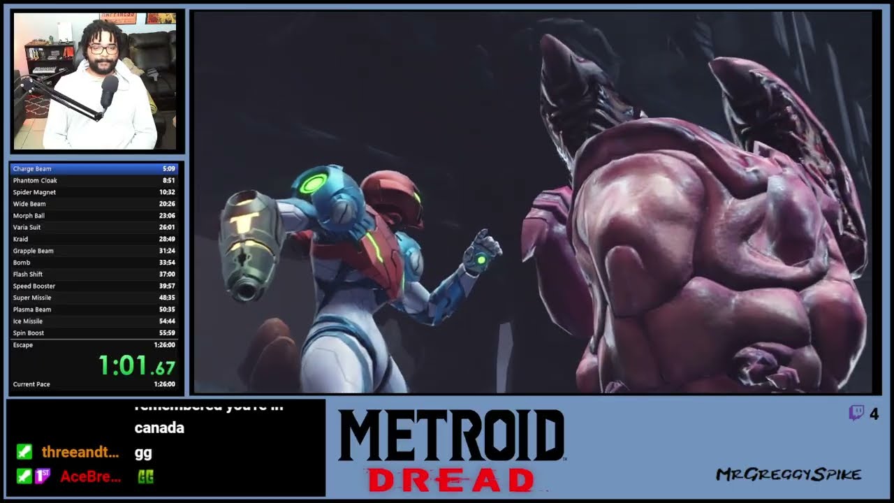 All Bosses Glitchless - PB 1:25:30 - Metroid Dread