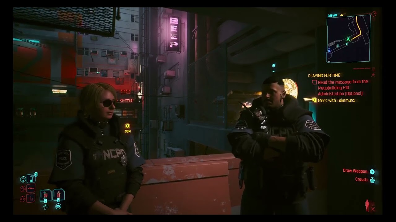 Doing some missions in Cyberpunk 2077 [PC]