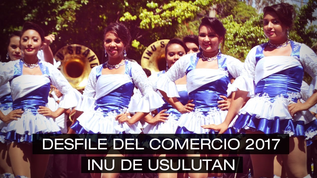 Banda de paz del Instituto Nacional de Usulutan, desfile del comercio 2017