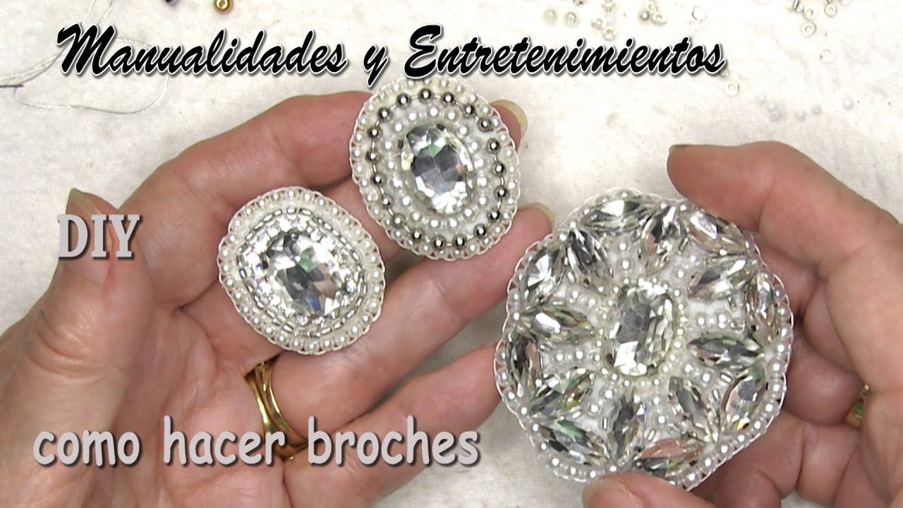 DIY - Como hacer broches con abalorios