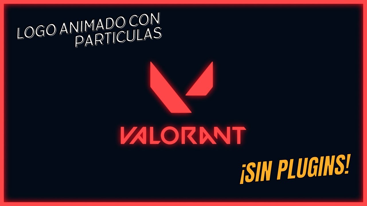 Como animar un logo con partículas usando after effects [SIN PLUGINS[