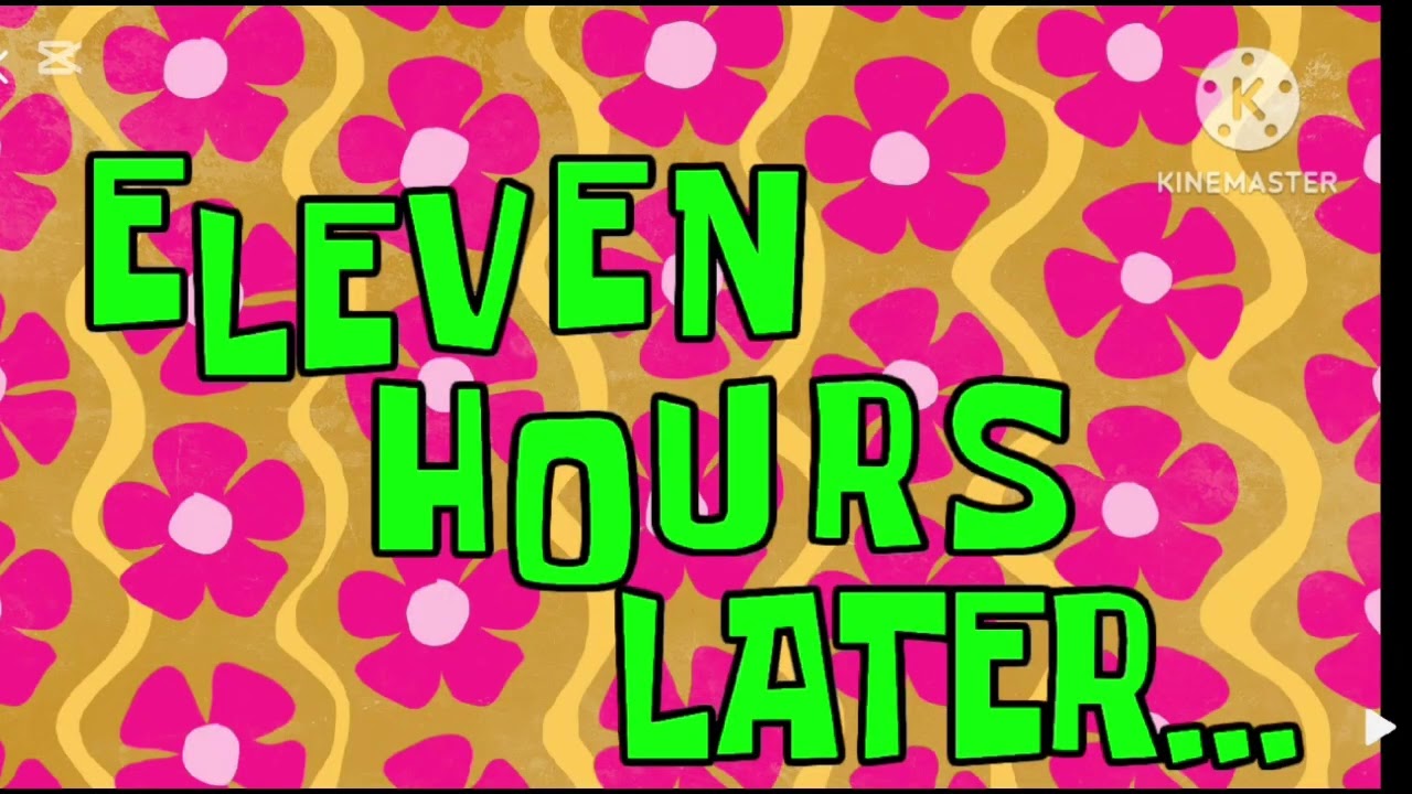 SPONGEBOB TIME CARDS 