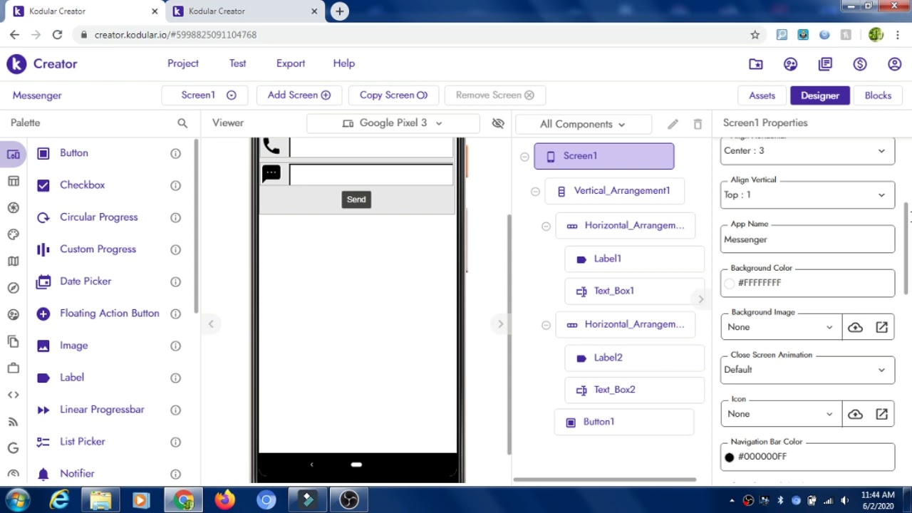 How to make a Messenger App in Kodular